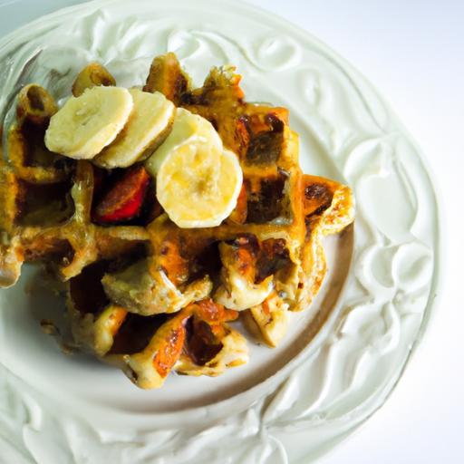 Banana Oat Waffles: Wholesome Bliss in Every Bite