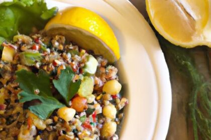 Wholesome Mediterranean Lentil Quinoa Salad Recipe Delight