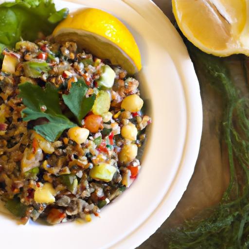 Wholesome Mediterranean Lentil Quinoa Salad Recipe Delight