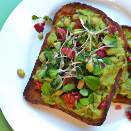 Green Goodness: Crafting Vegan Toast with Edamame Power