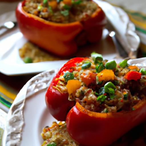 Colorful quinoa Stuffed Peppers:⁢ Nutritious ⁤and delicious