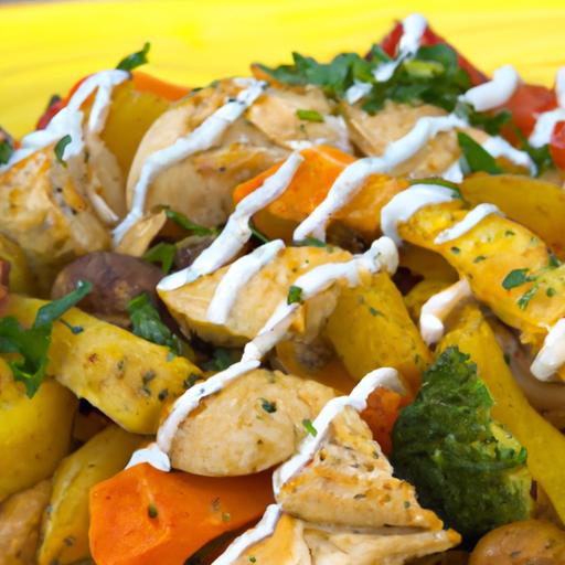 Flavor-Packed Chicken Shawarma Bowls with Roasted veggies