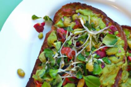 Green Goodness: Crafting Vegan Toast with Edamame Power