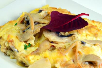 Savor the Flavor: Chicken & Mushroom Spaghetti Squash Bake