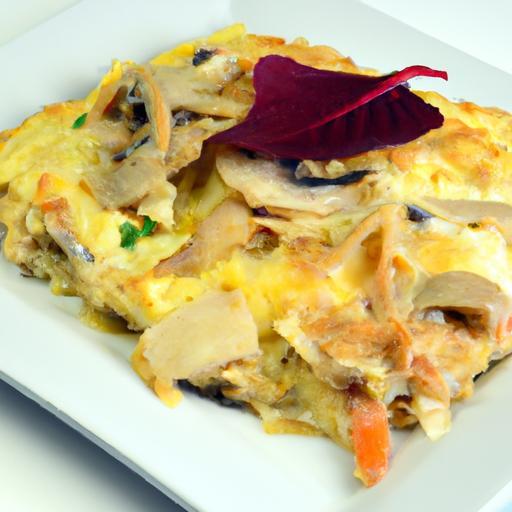 Savor the Flavor: Chicken & Mushroom Spaghetti Squash Bake