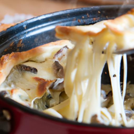 Morning Magic: Breakfast Spaghetti Pie with Savory Mushrooms