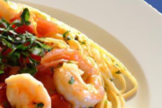 Savor the Flavors of Shrimp Tomato Linguine Delight