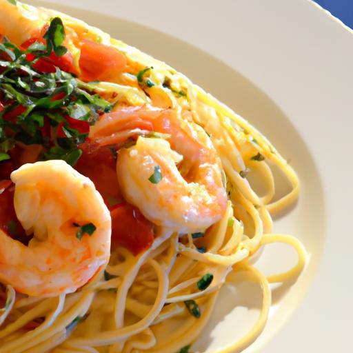 Savor the Flavors of Shrimp Tomato Linguine Delight