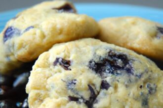 Blueberry Bliss: Irresistible Gluten-Free Muffin Cookies