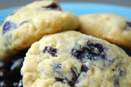 Blueberry Bliss: Irresistible Gluten-Free Muffin Cookies