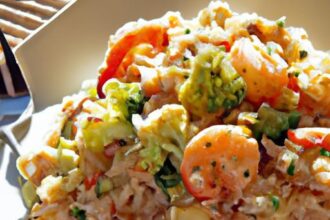 Shrimp Cauliflower Fried Rice: A Low-Carb Flavor Explosion