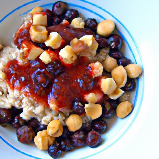 Nutty Quinoa Porridge: Almond Butter & Berry Boost