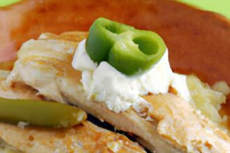 Savoring Pollo con Rajas y Crema: Creamy Mexican Delight