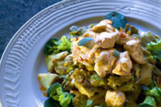 Tropical Twist: Coconut Curry Chicken with Vibrant Veggies