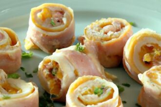 Delicious Low Carb Ham & Cheese Pinwheels: Easy & Tasty