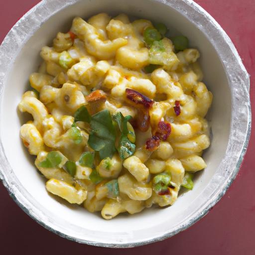 Morning Comfort: Creamy Herbed Breakfast Mac and Cheese