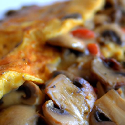 savor the Perfect Mushroom Omelette with Melted Gruyère