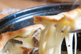 Morning Magic: Breakfast Spaghetti Pie with Savory Mushrooms