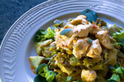 Tropical Twist: Coconut Curry Chicken with Vibrant Veggies
