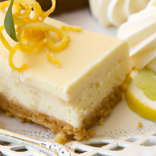 Zesty Lemon Cheesecake Bars: A Tangy Twist on Classic Treats