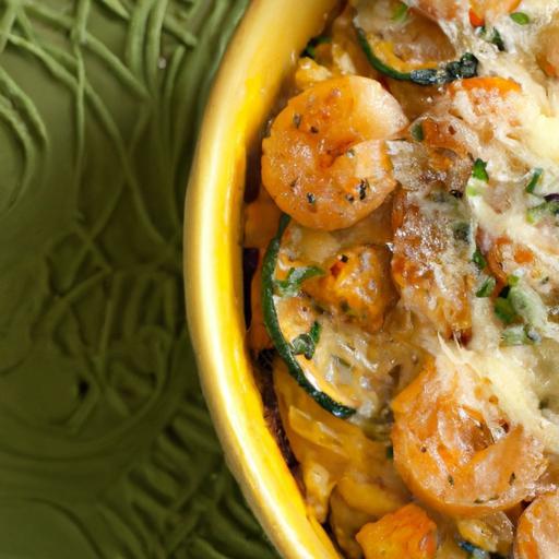 Zesty Low-Carb Zucchini Shrimp Casserole: Flavor Meets Health