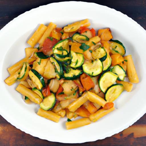 Sunrise Skillet: Maccheroni & Zucchini Morning Magic