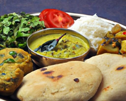 Savoring Thali with Bread: A Flavorful Indian Feast Explained