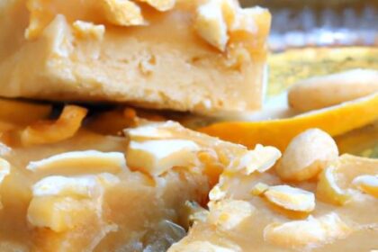 Zesty Lemon Cashew Bars: A Nutty Twist on Sweet Treats