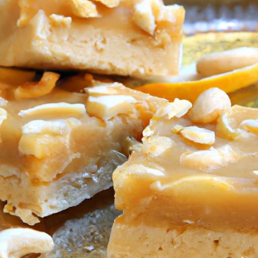 Zesty Lemon Cashew Bars: A Nutty Twist on Sweet Treats