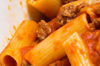 Rich Rigatoni Meets Melt-in-Your-Mouth Slow-Cooked Meat Sauce
