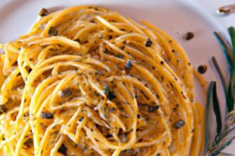 Savory Bottarga Olive Oil Spaghetti: A Gourmet Delight