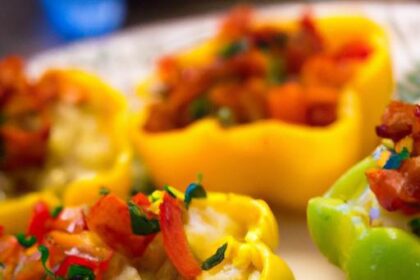 Keto Cauliflower Rice Stuffed Peppers: Flavor Meets Health