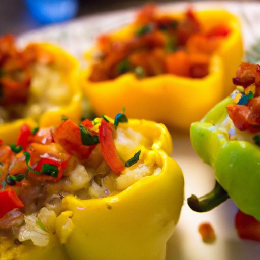 Keto Cauliflower Rice Stuffed Peppers: Flavor Meets Health
