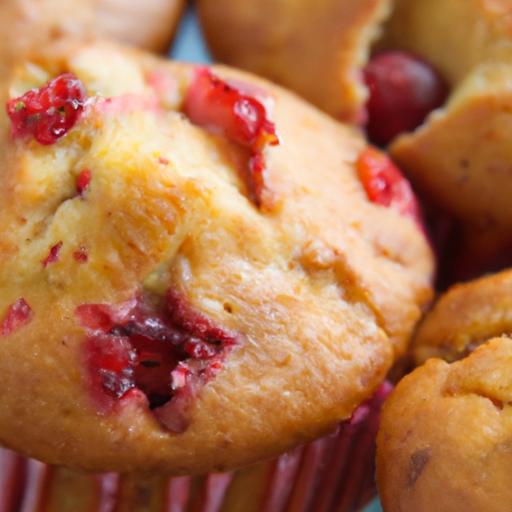 Zesty Cranberry Orange Muffins Made with Almond Flour Delight