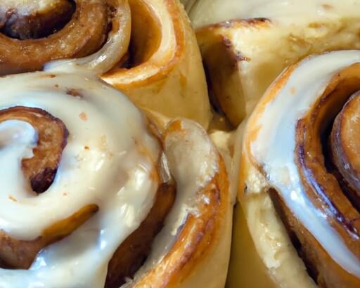 Fluffy Air Fryer Cinnamon Rolls Made with Puff Pastry Magic