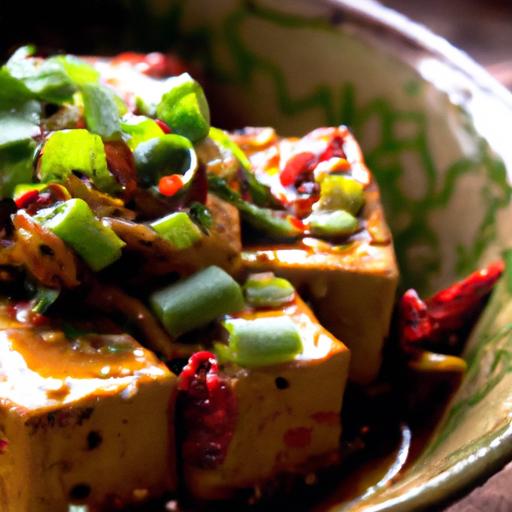 Fiery Chili Garlic Tofu: A Zesty Plant-Based Delight recipe