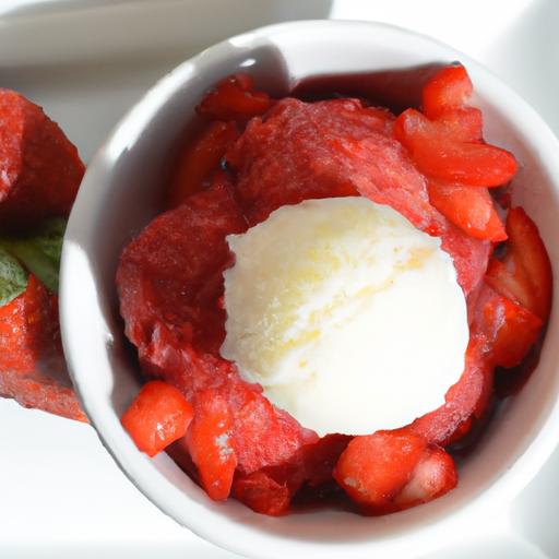 Sweet & simple: Making Sugar-Free Strawberry‌ Sorbet at Home