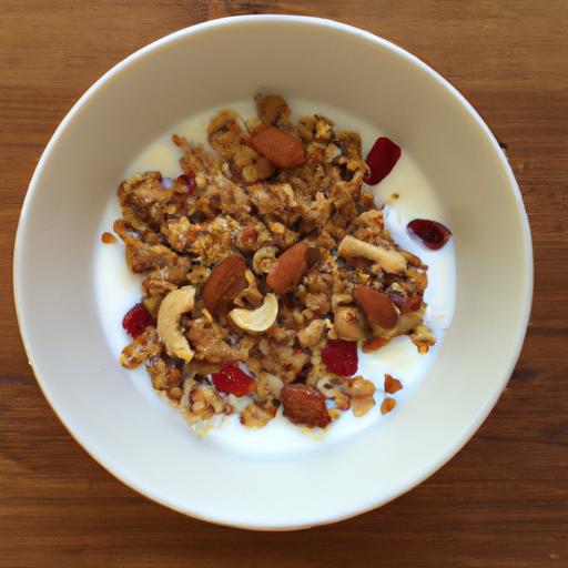 Wholesome Vegan Granola Bowls with Creamy Almond milk