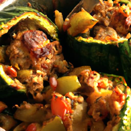 Hearty Stuffed Veggie & Meat Bakes: Flavorful Meal Ideas