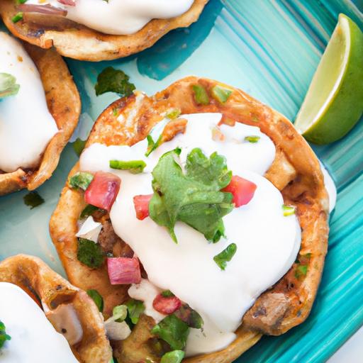 Crunchy Tostadas with Cream and Fresh Cheese⁤ Delight