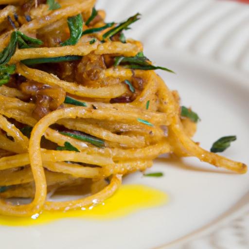 Savory Bottarga Olive Oil Spaghetti: A Gourmet Delight