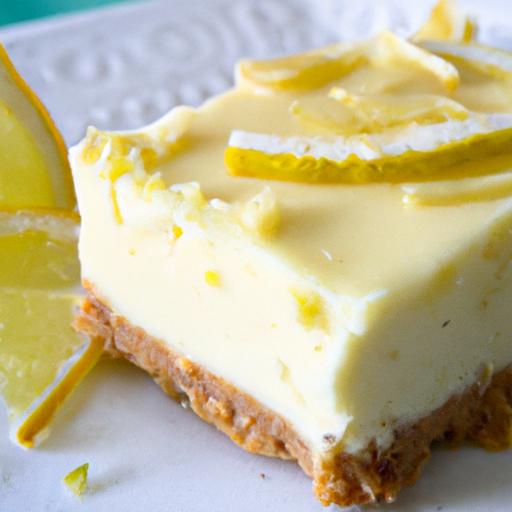 Zesty Lemon Cheesecake Bars: A Tangy Twist on Classic Treats