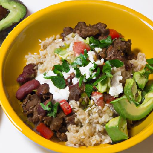 Flavor-Packed Ground Beef Taco Bowls with Cauliflower Rice