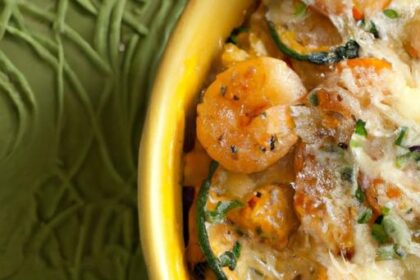Zesty Low-Carb Zucchini Shrimp Casserole: Flavor Meets Health