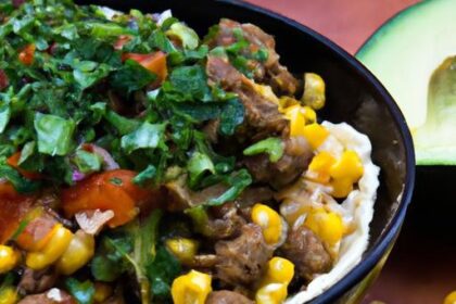 Flavor-Packed Ground Beef Taco Bowls with Cauliflower Rice