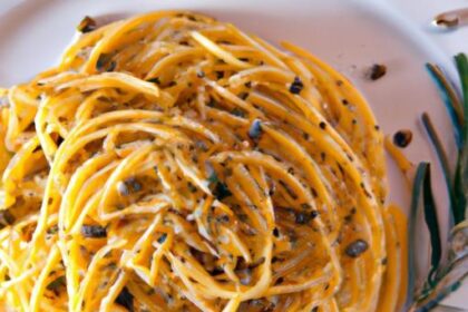 Savory Bottarga Olive Oil Spaghetti: A Gourmet Delight