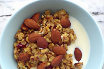 Wholesome Vegan Granola Bowls with Creamy Almond Milk