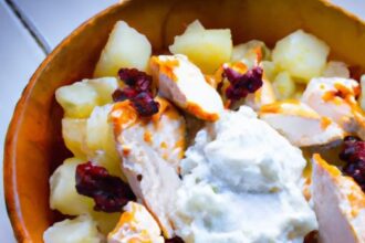 Wholesome Cottage Cheese Chicken Bowl: Protein-Packed Delight