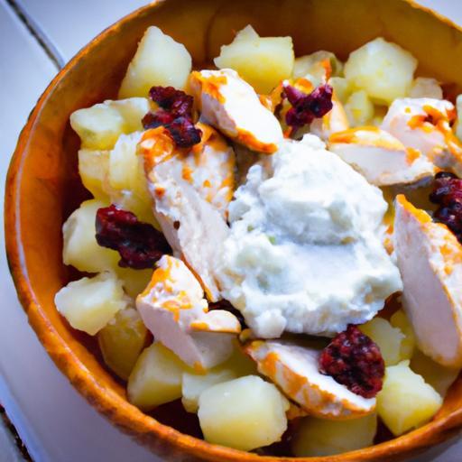 Wholesome Cottage Cheese Chicken Bowl: Protein-Packed Delight