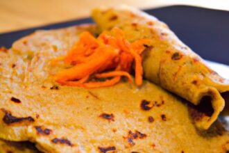 Golden Goodness: The Delightful World of Carrot Paratha
